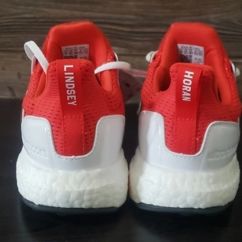 New Adidas Ultraboost Unisex Sneakers Red Running Lightweight Gym Workout‎ Shoes
